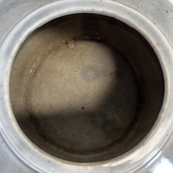 Vintage Gray Ceramic Porcelain Teapot with Wire Handle, Home Sweet Home, Japan - Picture 6 of 7